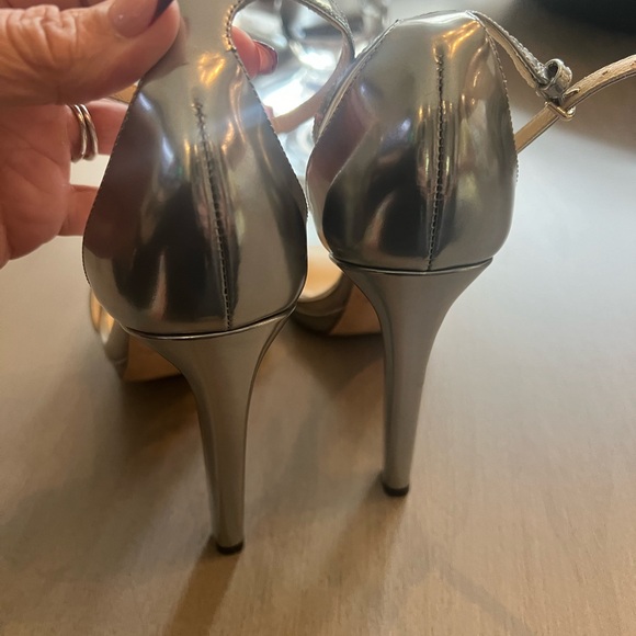 Jimmy choo Misty silver patten heels size 39 - Picture 9 of 11